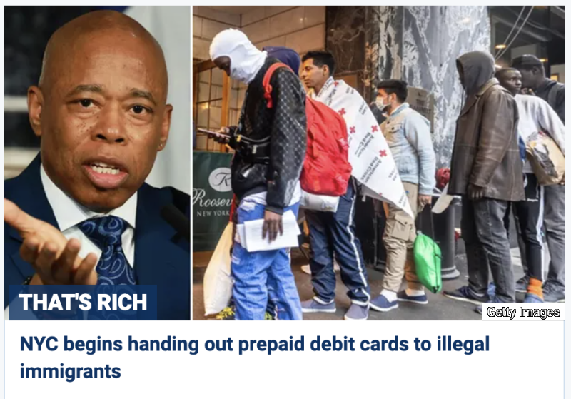 New York City begins giving illegal immigrants prepaid debit cards as part of $53 million pilot program